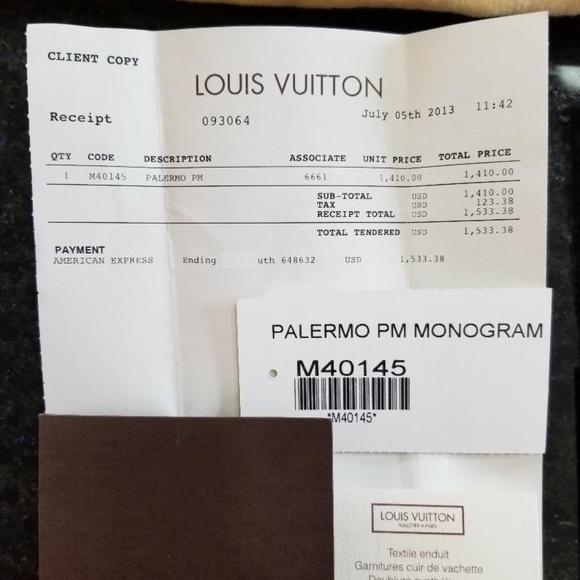 Louis Vuitton Palermo PM code M40145 - Picture 7 of 8